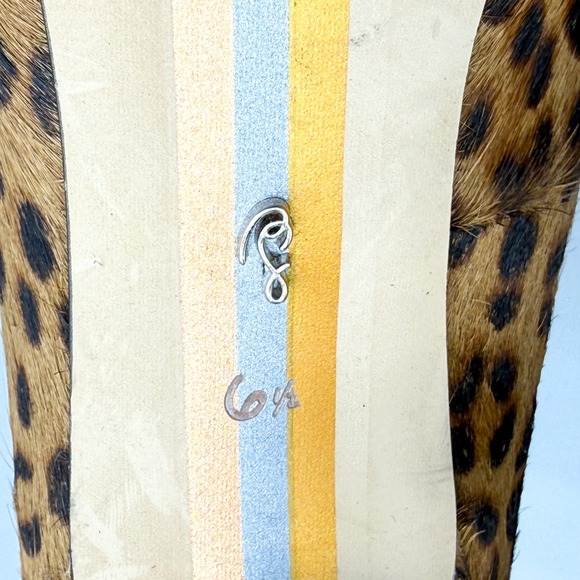Sam Edelman Womens 6.5 Vienna Leopard Print Calf Hair Pointed Toe Pumps Heels - Picture 13 of 13